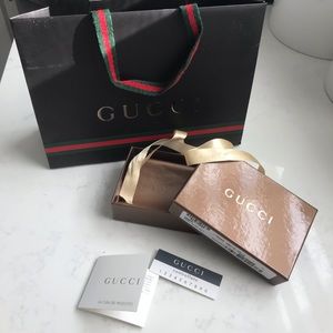 Original Gucci Small Gift Bag and Small Gift Box